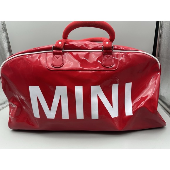 MINI Cooper Red Large Duffle Weekender Travel Gym Bag BMW Licensed